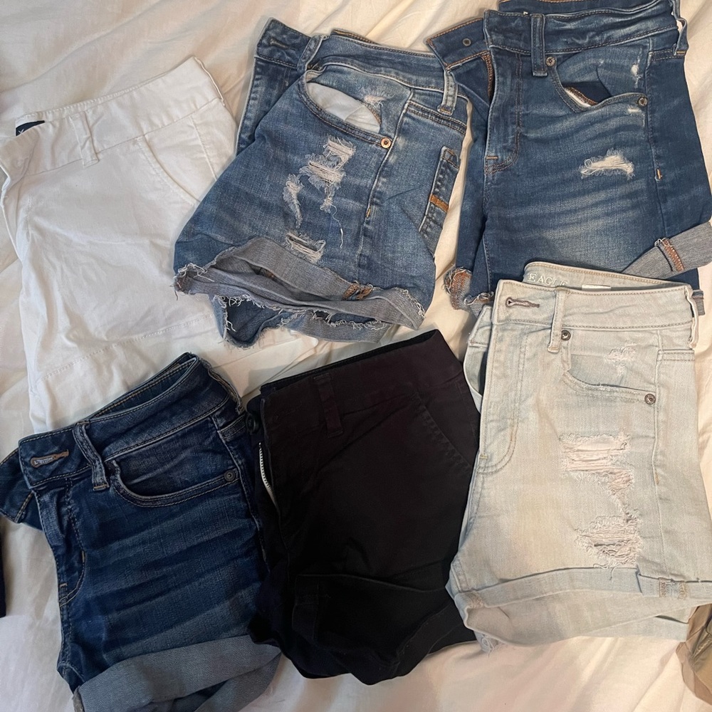 6 pair of shorts